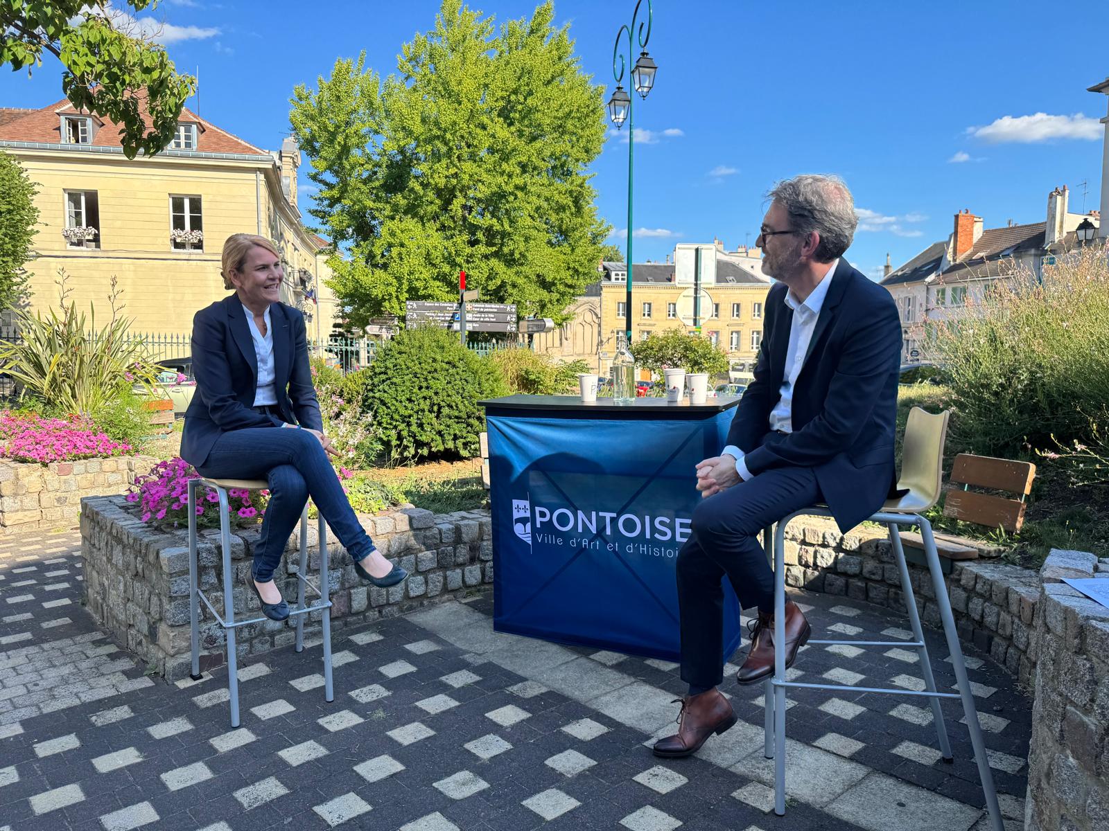 David Lestoux et Stéphanie Von Euw à Pontoise